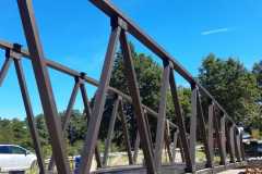 Geh- und Radbrücke Bogen über die Staatsstraße St 2139  in Bärndorf