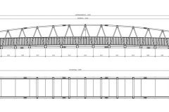 Geh- und Radbrücke Bogen über die Staatsstraße St 2139  in Bärndorf