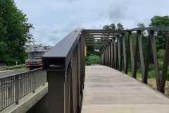 Geh- und Radbrücke Bogen über die Staatsstraße St 2139  in Bärndorf