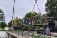 Geh- und Radbrücke Bogen über die Staatsstraße St 2139  in Bärndorf