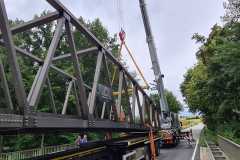 Geh- und Radbrücke Bogen über die Staatsstraße St 2139  in Bärndorf
