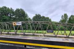 Geh- und Radbrücke Bogen über die Staatsstraße St 2139  in Bärndorf