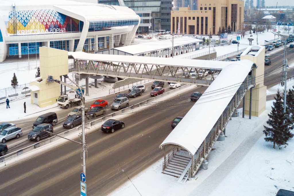 Aluminiumbrücken in Krasnoyarsk